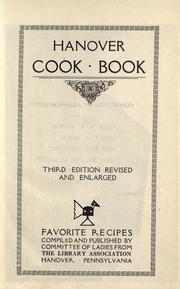 Cover of: Hanover cook book.
