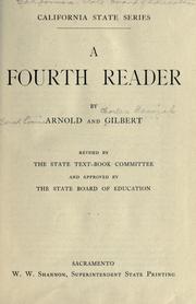 Cover of: A fourth reader by Arnold, Sarah Louise