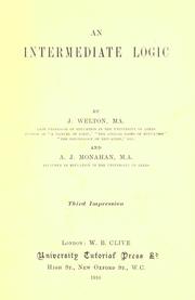 Cover of: An intermediate logic by James Welton