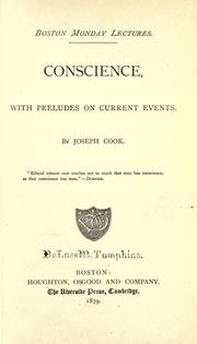 Cover of: Conscience by Joseph Cook