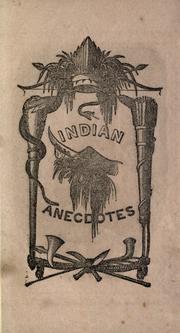 Cover of: Indian anecdotes.