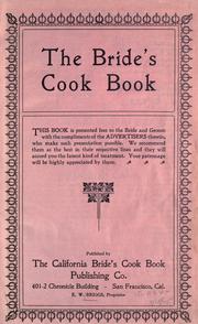 Cover of: The bride's cook book