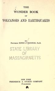 Cover of: The wonder book of volcanoes and earthquakes