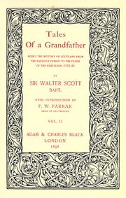 Cover of: The tales of a grandfather by Sir Walter Scott