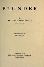 Cover of: Plunder by Arthur Somers Roche