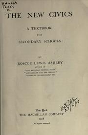 Cover of: The new civics by Ashley, Roscoe Lewis