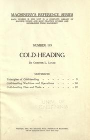 Cold-heading by Chester L. Lucas