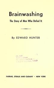 Cover of: Brainwashing by Hunter, Edward