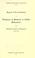 Cover of: Report of the Committee on taxation as related to public education to the National council of education, July, 1905.