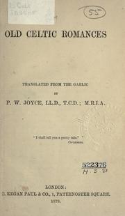Old Celtic romances by P. W. Joyce