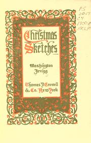 Cover of: Christmas sketches