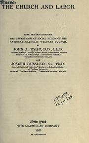 Cover of: The church and labor by John Augustine Ryan