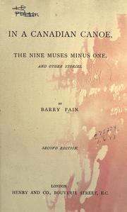 Cover of: In a Canadian canoe, The nine muses minus one, and other stories. by Barry Pain