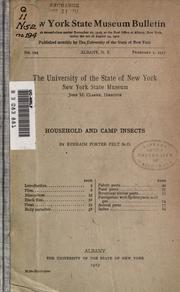 Cover of: Household and camp insects