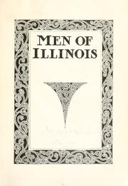 Cover of: Men of Illinois. by 