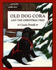 Old dog Cora and the Christmas tree by Consie Powell