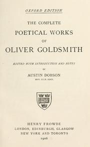 Cover of: The complete poetical works