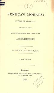 Cover of: Morals by Seneca the Younger