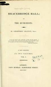 Cover of: Bracebridge Hall by Washington Irving, Randolph Caldecott, Mint Editions, Washington Irving