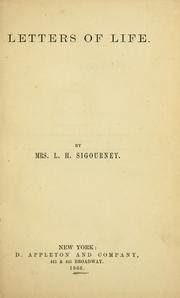 Cover of: Letters of life