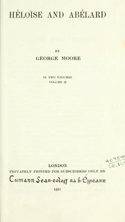 Cover of: Héloïse and Abélard by George Moore