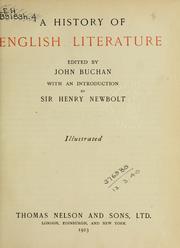 A history of English literature by John Buchan