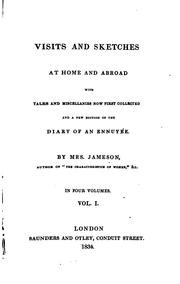 Visits and sketches at home and abroad by Mrs. Anna Jameson