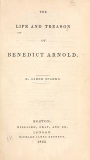 Cover of: The life and treason of Benedict Arnold