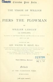 Cover of: The vision of William concerning Piers the Plowman by William Langland