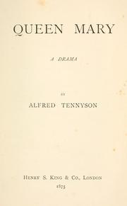 Queen Mary by Alfred Lord Tennyson