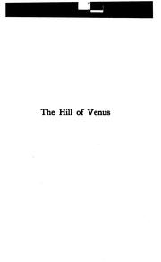 Cover of: The hill of Venus by Nathan Gallizier