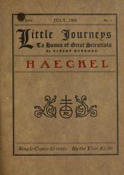 Cover of: Little journeys ... by Elbert Hubbard