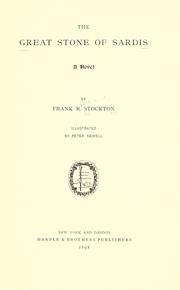 Cover of: The great stone of Sardis by T. H. White
