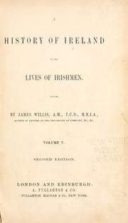 Cover of: A History of Ireland in the lives of Irishmen