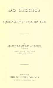 Cover of: Los  cerritos.: A romance of the modern time.
