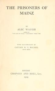 Cover of: The prisoners of Mainz by Alec Waugh