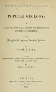 Cover of: Popular geology by Hugh Miller