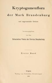 Cover of: Leber- und Torfmoose by Carl Friedrich Warnstorf