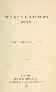 Cover of: Squire Silchester's whim.