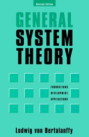 Cover of: General System Theory by Ludwig Von Bertalanffy