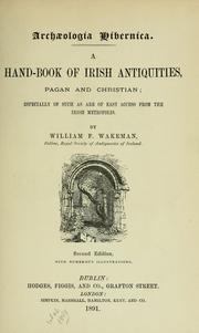 Cover of: A hand-book of Irish antiquities: pagan and Christian.