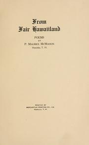 From fair Hawaiiland by P. Maurice McMahon