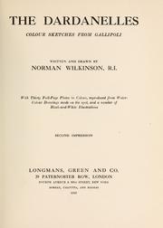 Cover of: The Dardanelles; colour sketches from Gallipoli