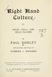 Cover of: Right hand culture by Paul Shirley