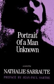 Cover of: Portrait of a Man Unknown | Nathalie Sarraute