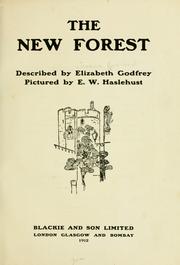 Cover of: The New Forest