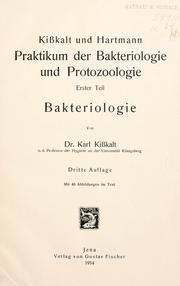 Cover of: Praktikum der bakteriologie und protozoologie