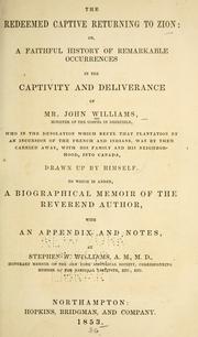 Cover of: The redeemed captive returning to Zion by John Williams