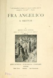 Cover of: Fra Angelico: a sketch
