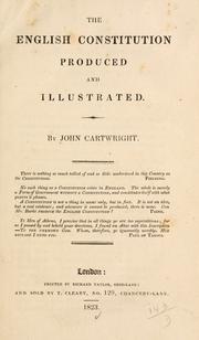 Cover of: The English constitution produced and illustrated